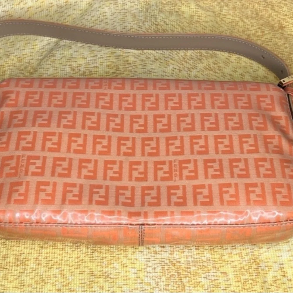 Fendi Zucca Zucchino FF Baguette mini small bag - Picture 6 of 7